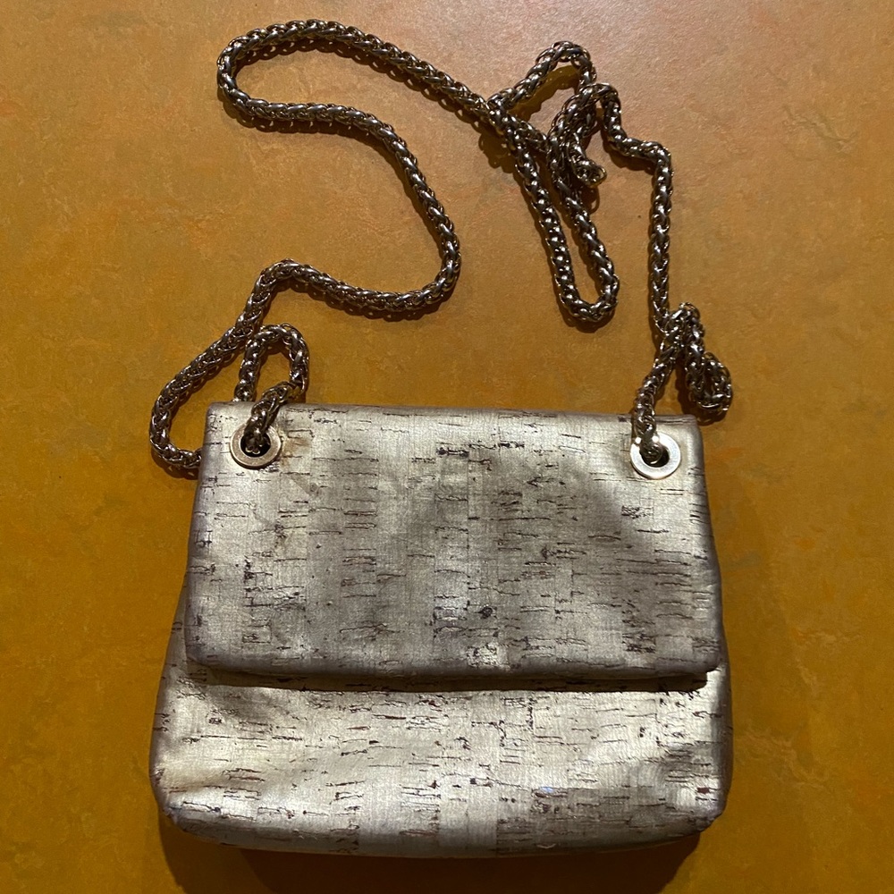 Elie Tahari gold crossbody